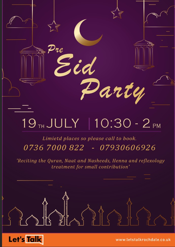 Pre Eid party (Women only)